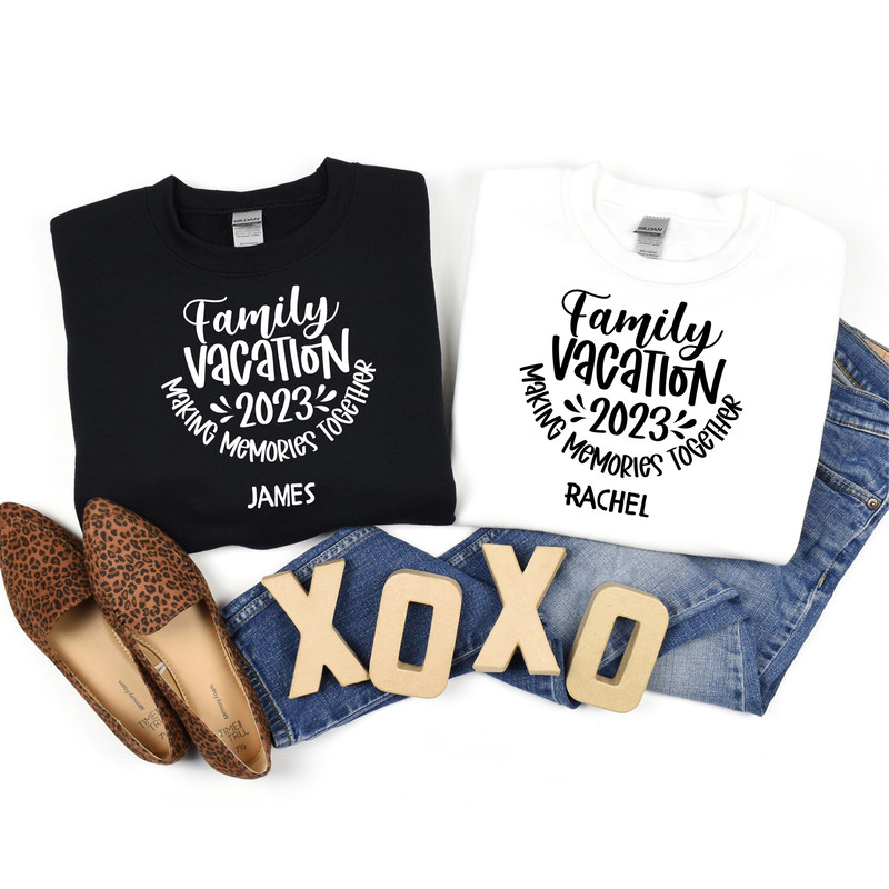 Family Trip 2023, Family Adventure Wear, Vacation Sweatshirt, Family Adventure Wear , Matching Family Vacation Hoodies, Travel Sweatshirt.jpg