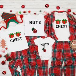 funny couple christmas shirts, mom and dad christmas shirts, matching christmas shirt, family chrismas gifts, chestnuts