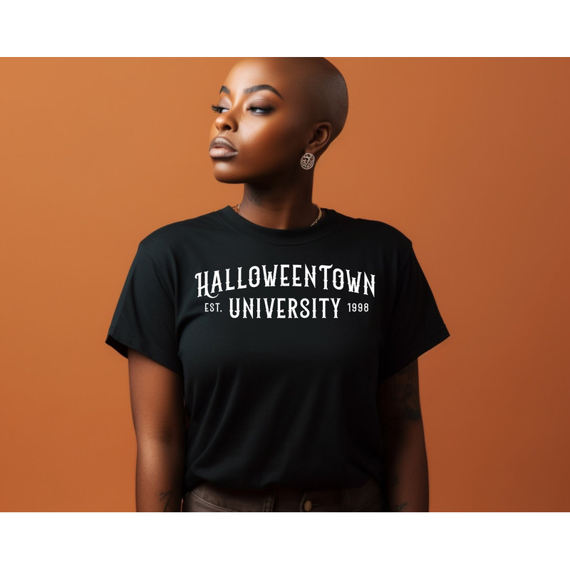 Halloweentown University Shirt, Halloween Town Apparel, Halloweentown Sweater, Halloween Themed Clothing, Spooky Town Shirt 1.jpg