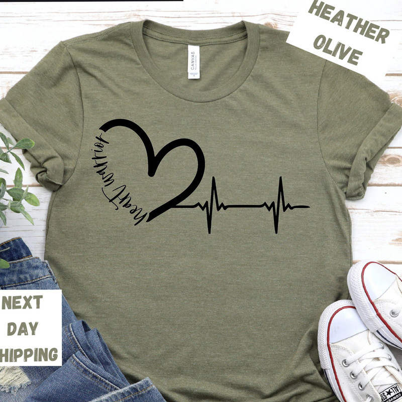 Heart Disease T-Shirt, Heart Attack Survivor T-Shirt, Heart Health Tee, Inspirational Heart Disease Top, Unique Heart Disease Present.jpg