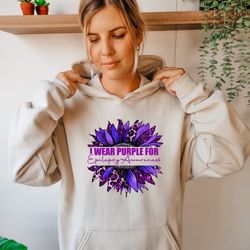 i wear purple for epilepsy awareness sweatshirt, epilepsy warrior sweatshirt, epilepsy awareness ribbon hoodie, epilepsy