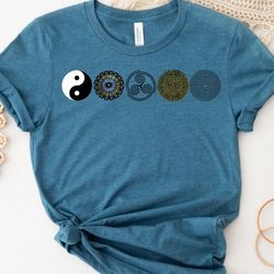 inhale peace exhale chaos shirt, mandala shirt,inhale exhale shirt, yoga shirt, meditation shirt, mandala tee,