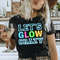 Let's Glow Crazy Shirt, Glow Birthday, Glow Party, Glow Theme Party, Matching Family Birthday Outfit, Friendship T-shirt.jpg