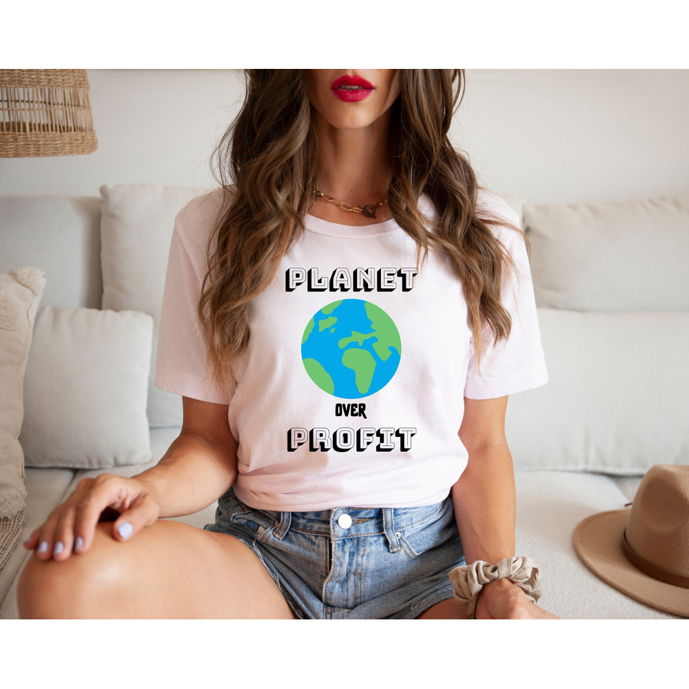 Planet over Profit Shirt,Climate Change TShirt,Global Warming Shirt,Environmental,Earth Day,Green Shirt,Climate Change,Climate Strike,Unisex.jpg