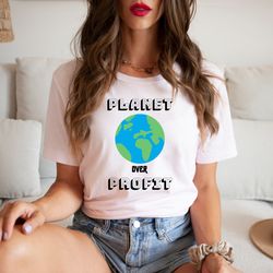 planet over profit shirt,climate change tshirt,global warming shirt,environmental,earth day,green shirt,climate change,c