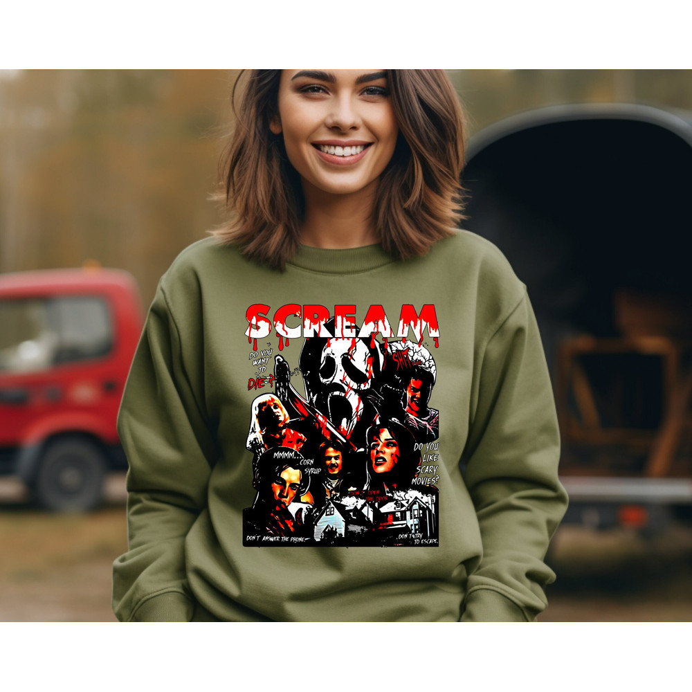 Scream Halloween Sweatshirt, Ghostface Shirt, Horror Movie Hoodie, Halloween Party, Halloween Shirt, Scary Movie Shirt.jpg
