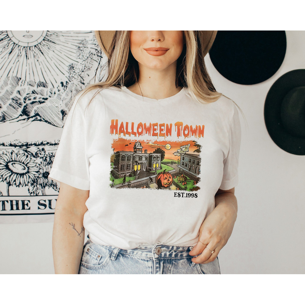 Vintage Halloweentown Est 1988 Tshirt, Disney Halloween Shirt, 2023 Halloween Party Shirt, Fall Pumpkin Shirt, Halloweentown.jpg