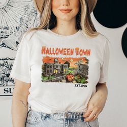 vintage halloweentown est 1988 tshirt, disney halloween shirt, 2023 halloween party shirt, fall pumpkin shirt, halloween