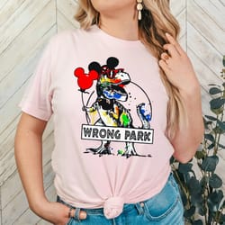 wrong park shirt, disney wrong park apparel, family trip shirt, theme park clothing, novelty disney shirt, disney fan gi
