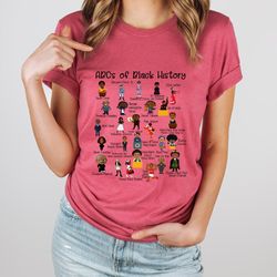 abcs of black history tshirt, black history month shirt, black history shirt, abc of black history shirt, black pride sh