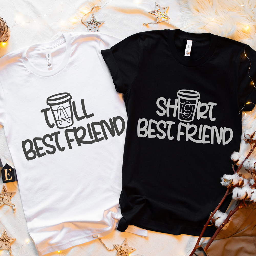Best Friend Shirts, Bestie Shirts, Best Friend Gift, Tall Short Best Friend, Shirt for Best Friends, Personalized Friend Gifts, Short Bff.jpg
