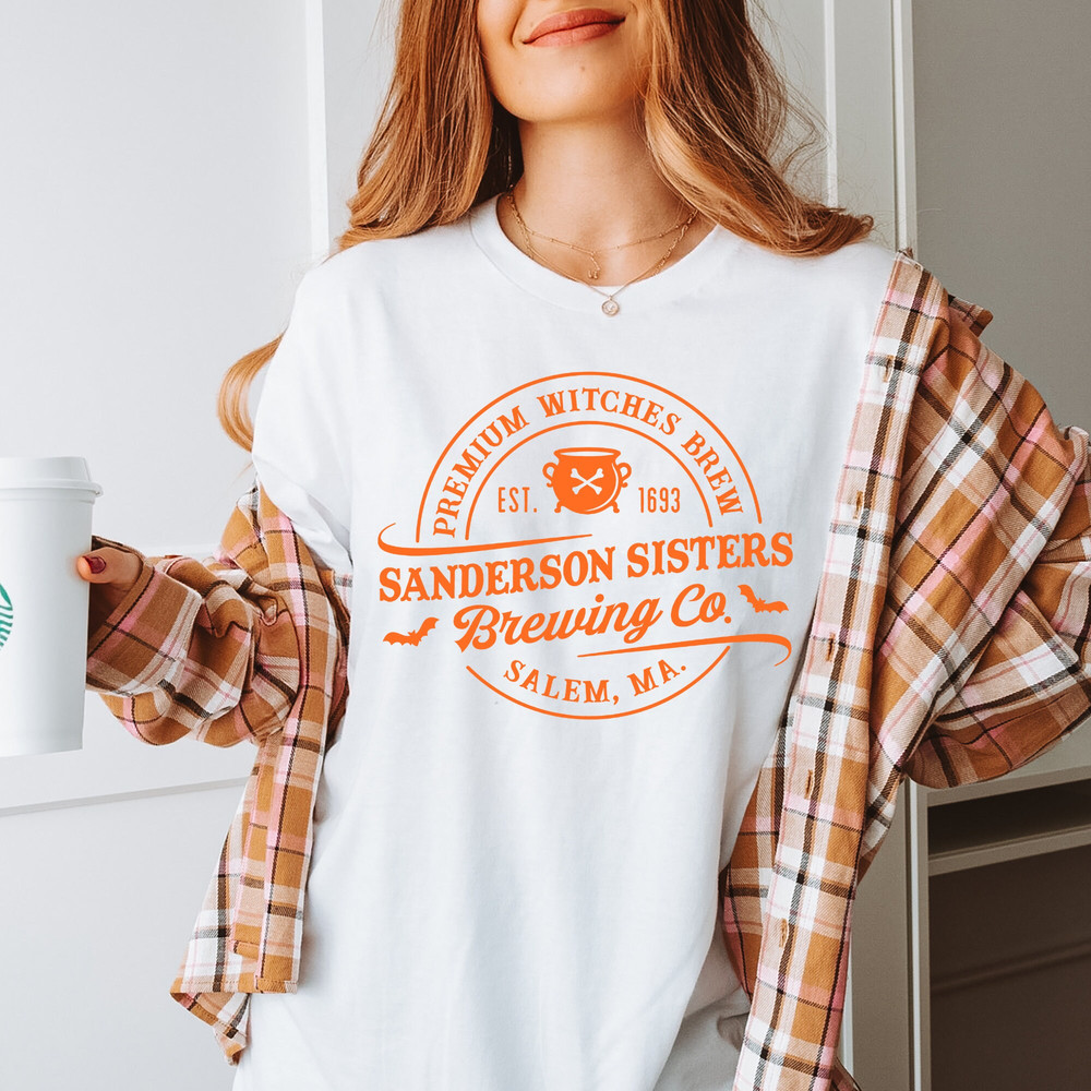 Sanderson Sister Brewing Co Tee Shirt, Sanderson Sisters Tshirt, Sanderson Sister Shirt, Halloween Shirt, Sanderson Sweatshirt.jpg