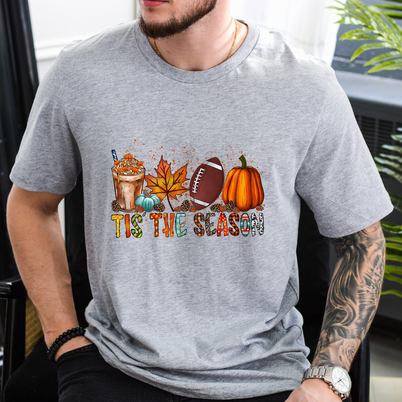 Tis the season Sweatshirt,Thanksgiving Shirt,Thankful Tee,Fall Shirt,Hello Pumpkin,Family Matching Shirt,fall Sweatshirt,football Sweatshirt 1.jpg