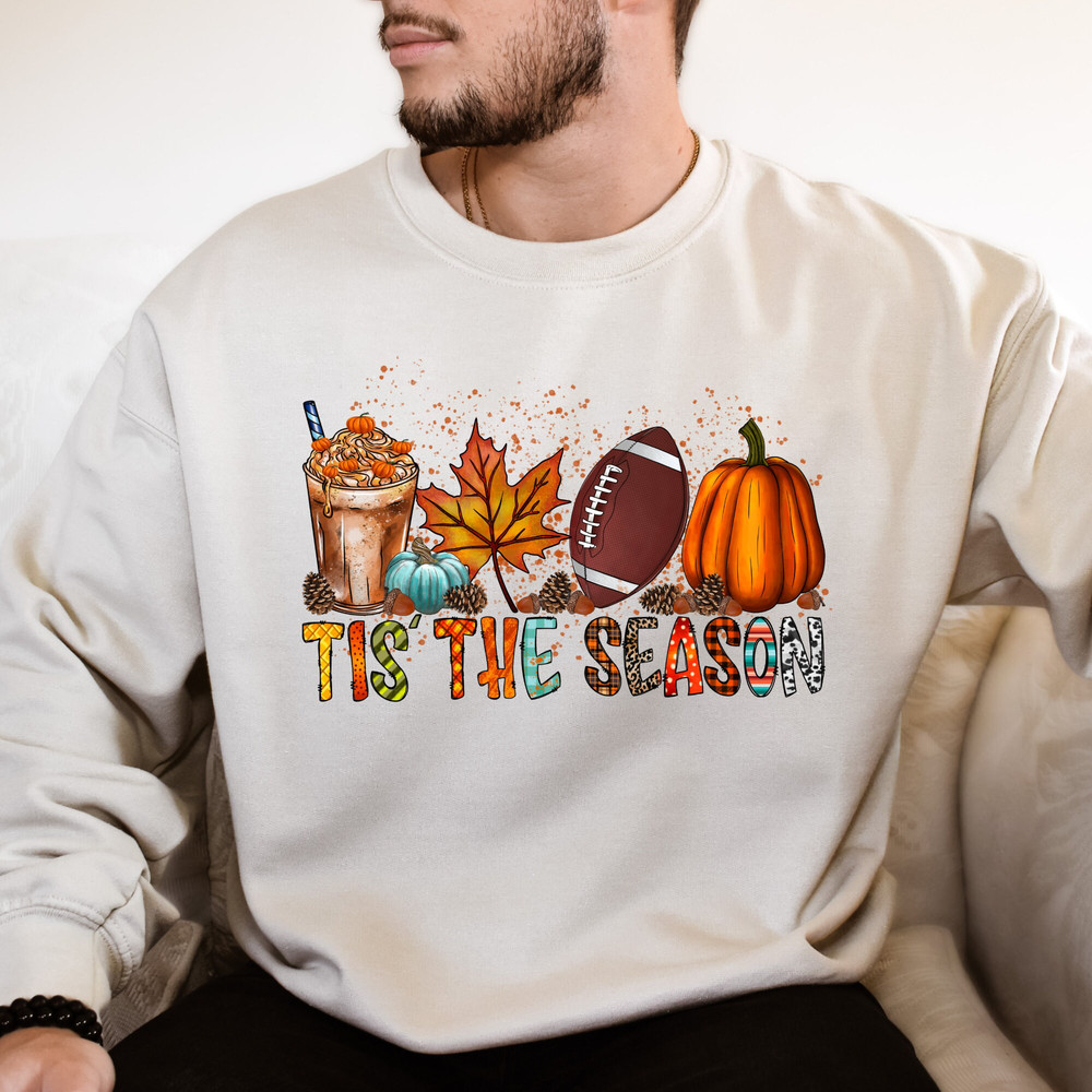 Tis the season Sweatshirt,Thanksgiving Shirt,Thankful Tee,Fall Shirt,Hello Pumpkin,Family Matching Shirt,fall Sweatshirt,football Sweatshirt.jpg