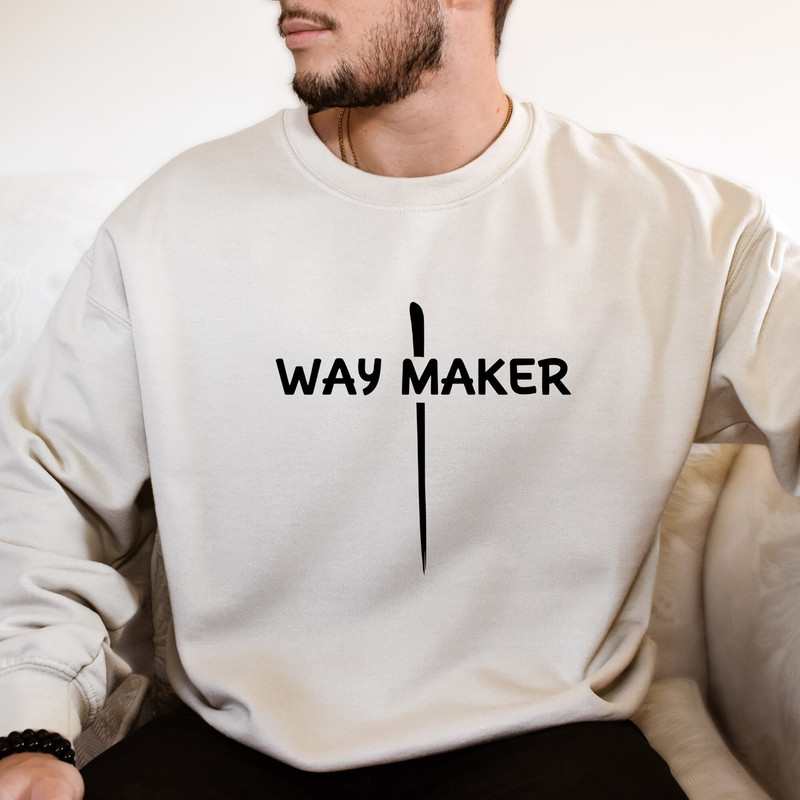 Waymaker Shirt, Christian Shirts, Bible Verse Shirt, Religious Sweater, Blessed Sweatshirt, Christ Jesus Shirt, Jesus Tee, Best Church Shirt 1.jpg