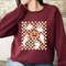 Cute Ghost Sweat for Women Retro Halloween Design, Spooky Fall Shirt with a Playful Twist.jpg