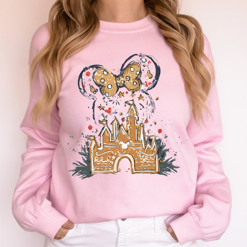 Disney Watercolor Castle T-Shirt, Mickey & Friends Shirt, Disney Castle, Disney Trip Shirt, Disney Family Shirt, Family Vacation Shirt 1.jpg