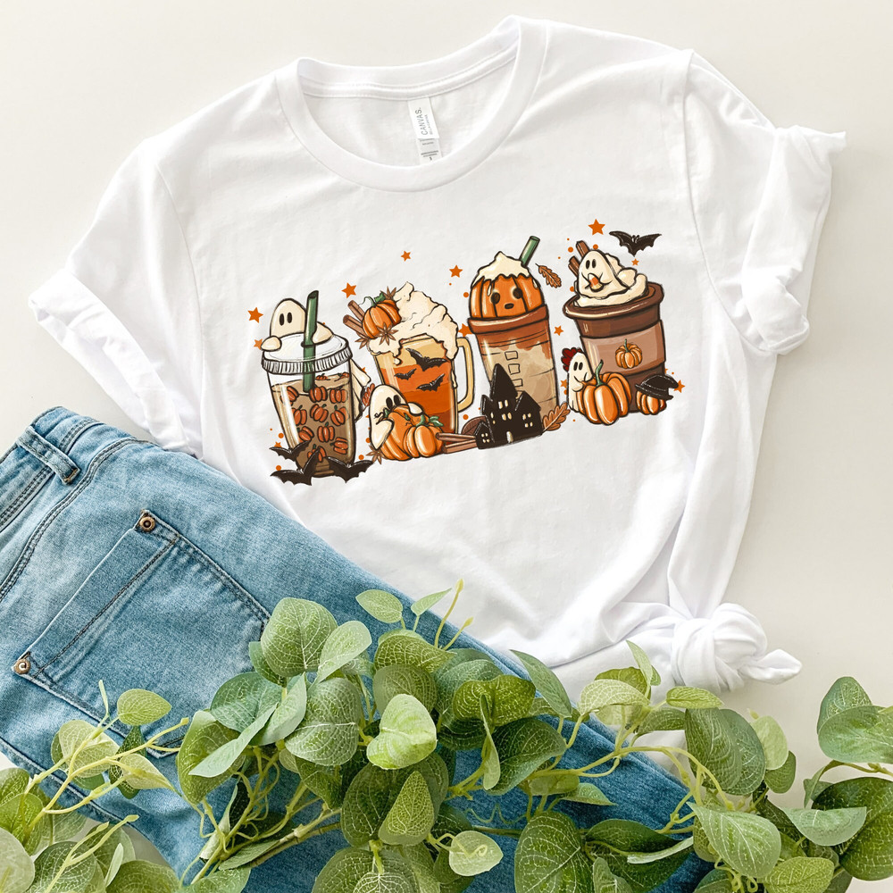 Fall Coffee Shirt, Cute Fall Sweatshirt, Thanksgiving Shirt, Halloween Shirt, Fall Sweatshirt, Coffee Lover Shirt, Pumpkin Spice Shirt 1.jpg