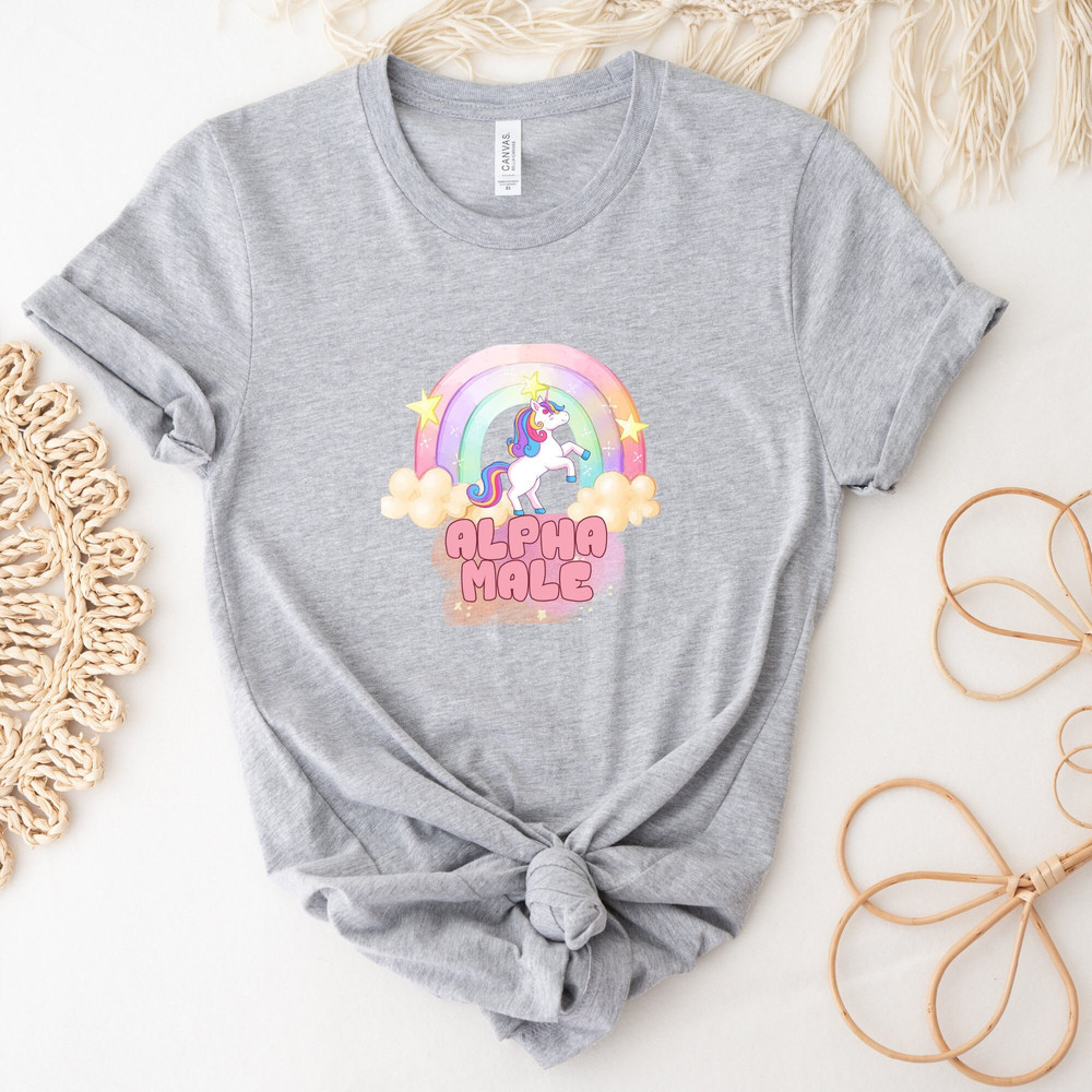 Ironic Alpha Male Unicorn Rainbow, Funny Unisex Tshirt, Sarcastic Unisex Shirt, Funny Shirt, Funny Graphic Tee, Offensive Shirt, Weird Shirt.jpg