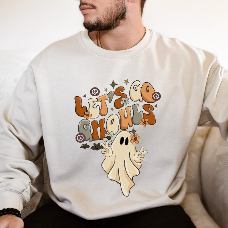 Lets go ghouls Shirt, Vintage Halloween Shirt, Retro Fall Shirt, Fall Shirt, Vintage Ghost Shirt, halloween.jpg