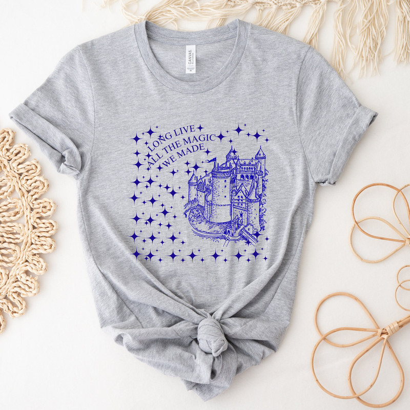 Long Live All The Magic We Made Shirt, Retro Disney Magic Castle Shirt, Vintage Epcot Shirt, Aesthetic Disney Shirt, Vacation Tshirt.jpg