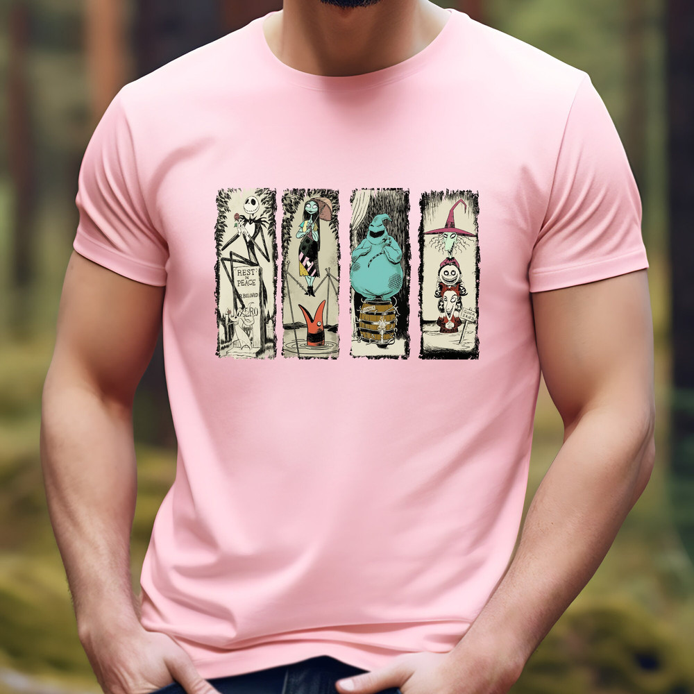 Retro Haunted Mansion The Nightmare Before Christmas Hoodie shirt, Disney Halloween Unisex Tshirt, Disneyland Trip Family Vacation Gift.jpg