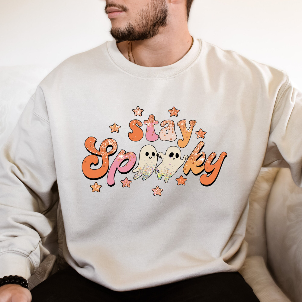 Stay Spooky Shirt, Spooky Vibe Shirt, Halloween Shirt, Halloween Vintage shirt ,Halloween Retro Shirt, Funny Halloween Shirt, Spooky Shirt.jpg