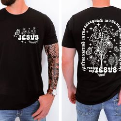 trendy jesus shirt, faith tshirt, christian t-shirt, religious gift shirt for women men unisex, bible verse tee, jesus q