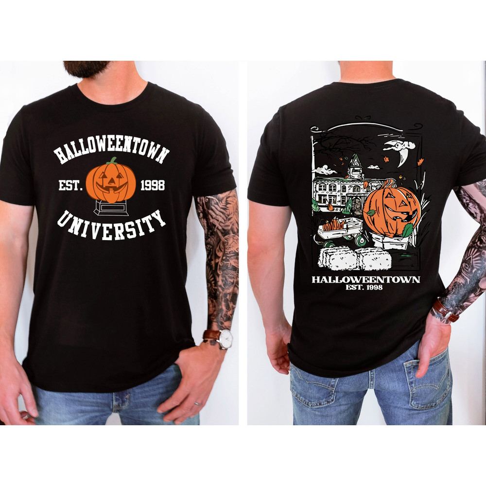 Vintage Halloweentown 1998 Shirt 2-Sided Halloweentown University Design Fall Halloween Costume Tee.jpg