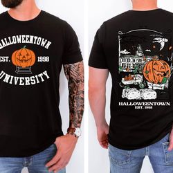 vintage halloweentown 1998 shirt 2-sided halloweentown university design fall halloween costume tee
