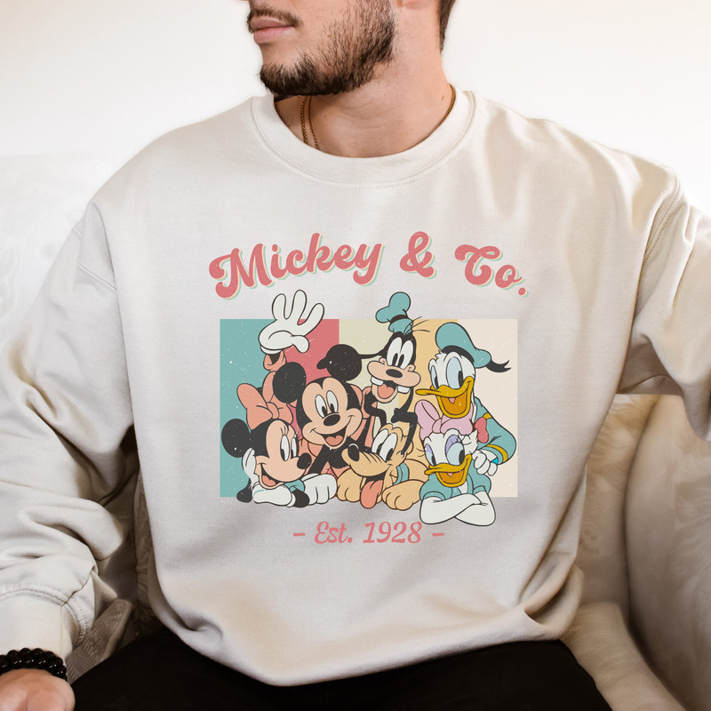 Vintage Mickey & Co 1928 Shirt, Retro Vintage Disney Shirt, Disneyland Shirt, Disneyworld Shirt, Disney Family Matching Shirt.jpg