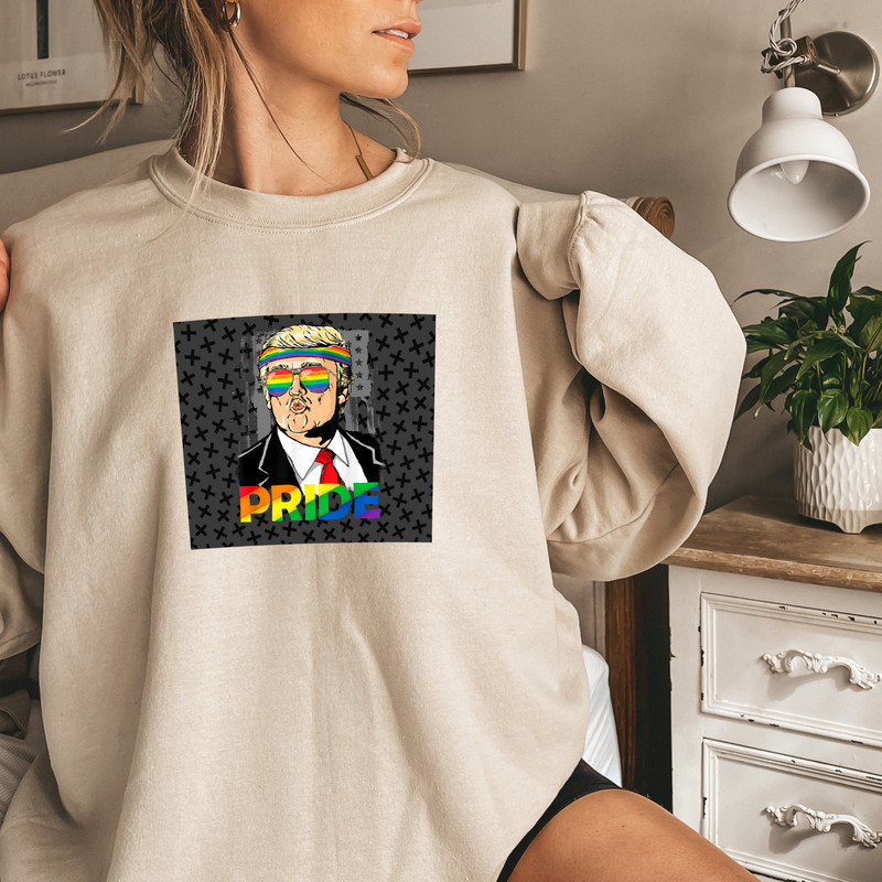 Retro Pride Shirt, Funny LGBTQ Trump Shirt, Trump Pride, Funny Pride Shirt, Love Is Love Shirt, Pride Month Tee, LGBTQ Gift 1.jpg
