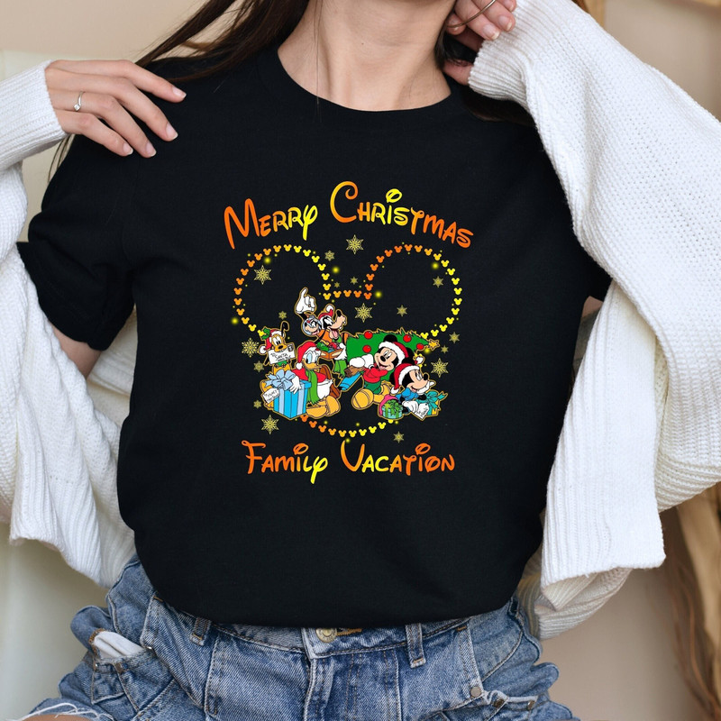 Custom Merry Christmas Family Vacation Shirt, Family Vacation Making Memories Together Shirt, Disney Family Vacation 2023, Disney Trip Tee,.jpg