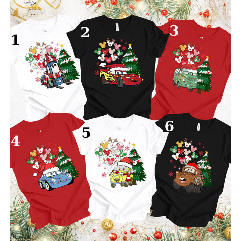 Disney Cars Christmas Shirt, Lightning McQueen Tow Mater Cars Land Christmas, Christmas gift, Walt Disney World Disneyland Christmas shirt.jpg