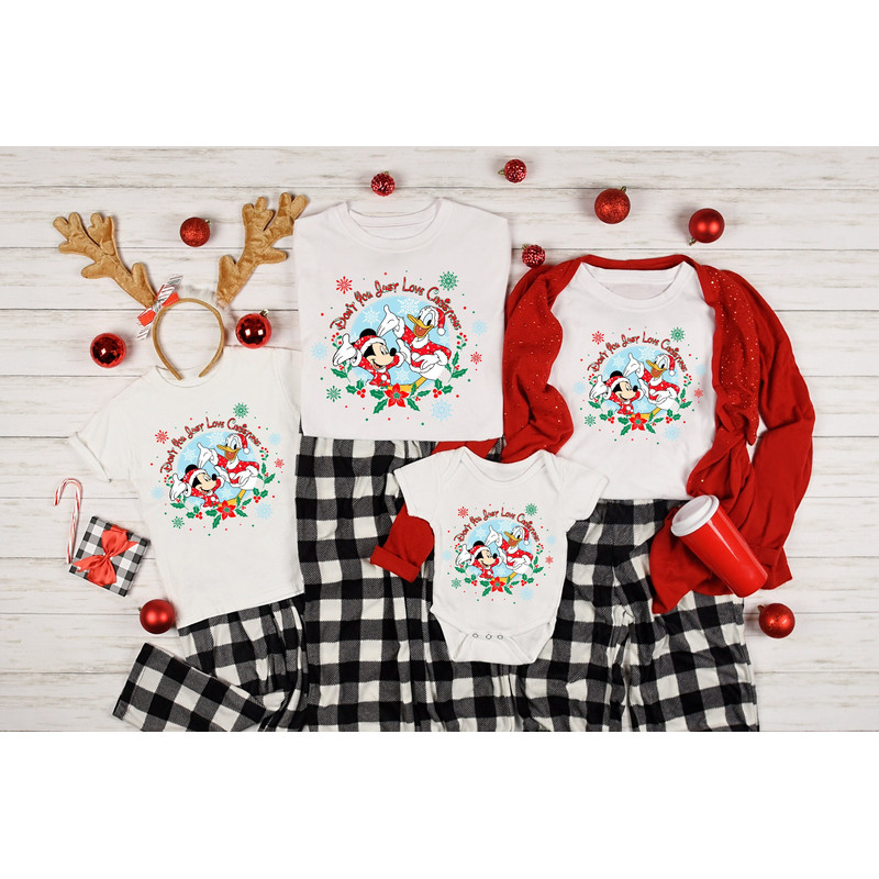Don't You Just Love Christmas Shirts, Mickey and Donald Shirt, Christmas Hoodie, Family Christmas Party, Christmas Gift, Christmas Mickey&Co.jpg