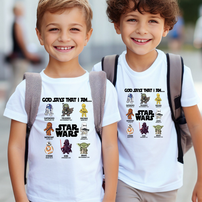 God Says That I Am Shirt, Star Wars God Says Shirt, Star Wars Fan Shirt, Star Wars Characters, Funny Star Wars Shirt, Disney Star Wars,.jpg