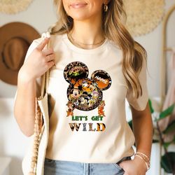 lets get wild shirt, animal kingdom shirts, animal kingdom custom name shirts, animal kingdom family matching shirts, di