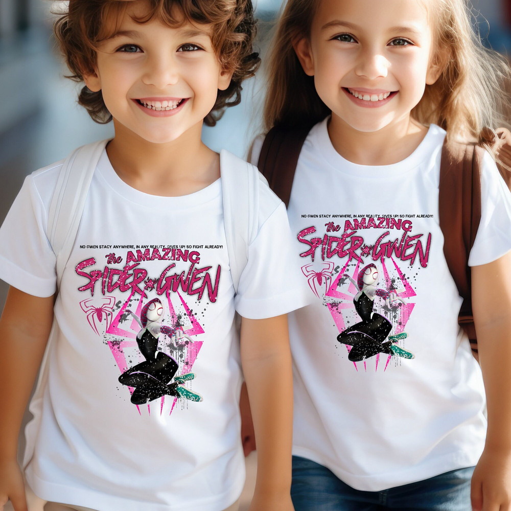 Marvel The Amazing Spider Gwen Shirt, Miles Morales, Spider Gwen, Spiderman Across The Spider Verse Vintage Sweatshirt, Gift For Women,.jpg