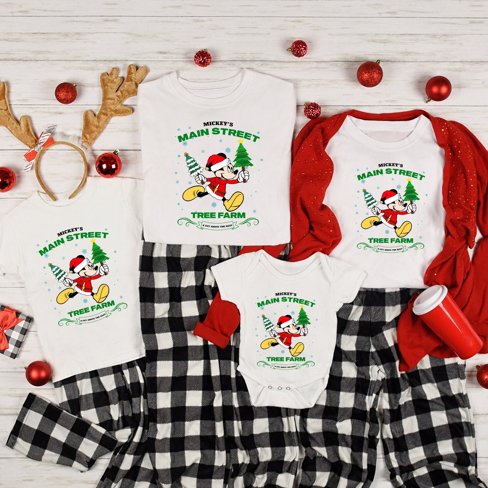 Mickey's Main Street Christmas Tree Farm Sweatshirt, Disneyland Vacation Gift, Disney Mickey's Very Merry Christmas Party Shirt.jpg