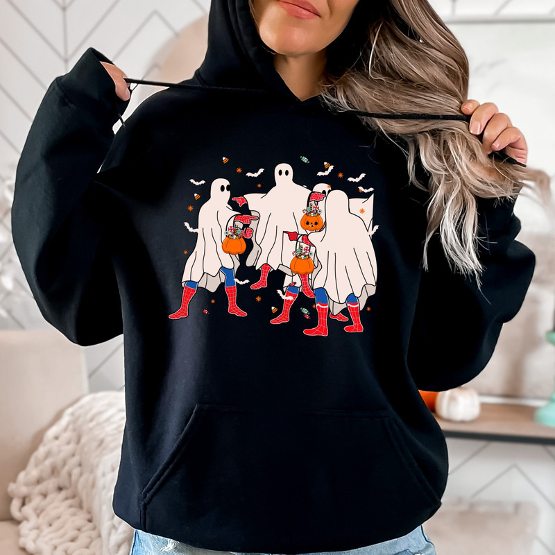 Spider-Man Halloween Shirt, Vintage Pumpkin Three Spiderman Meme Shirt, Custom Ghost Pumpkin Shirt, Halloween Party Tee Family Vacation Gift.jpg