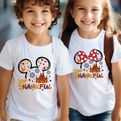 thankful mickey and minnie shirt, fall disney trip shirt, thankful disney shirt, thanksgiving gifts, happy thanksgiving