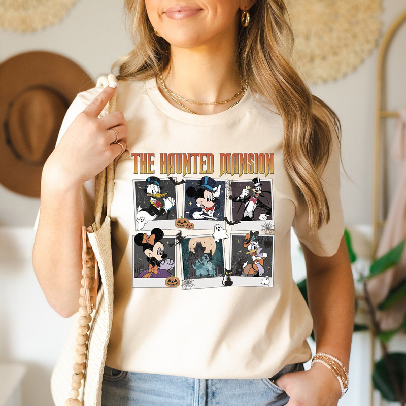 The Haunted Mansion Shirt, Fall Halloween Shirt, Mickey and Friend Stretching Room Shirt, Disney World Shirt, Hitchhiking Ghosts Shirt,.jpg