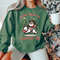 Buckin' Around the Christmas Tree Sweatshirt, Christmas Rodeo Cowboy Santa Claus Shirt, Western Christmas Shirt, Cowboy Christmas Sweater.jpg