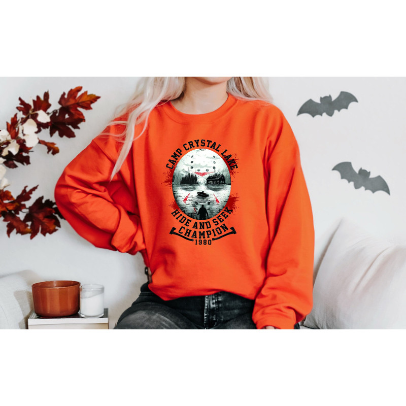 Camp Crystal Lake Short Sleeve Comfort Colors Shirt, Trendy Fall Scary Movie Halloween T-Shirt, Pumpkin Patch Tee, Festive.jpg