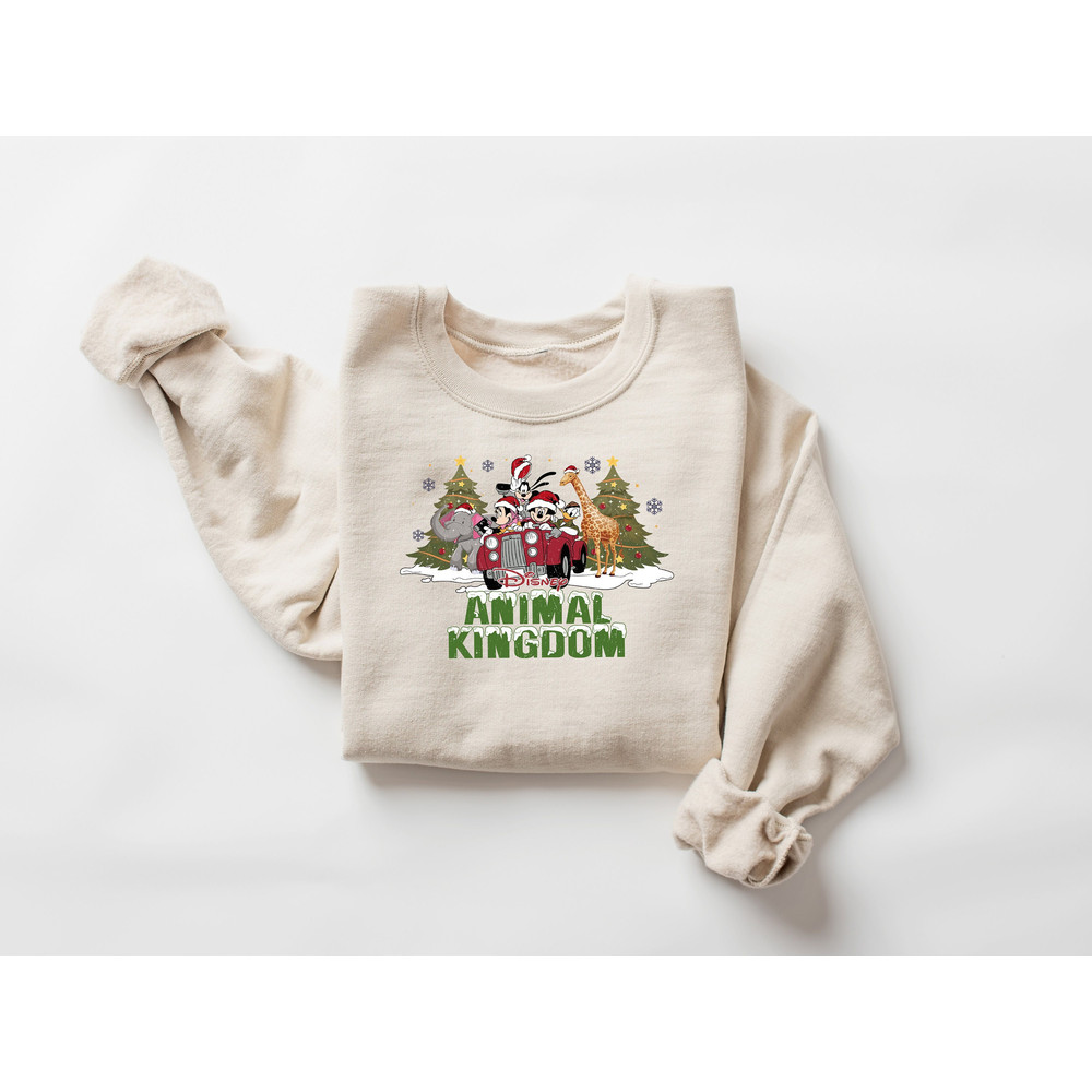 Christmas Animal Kingdom Sweatshirt, Disney Mickey and Friends Christmas Sweater, Christmas Disney Safari Shirt, Christmas Gifts, Mickey Tee.jpg