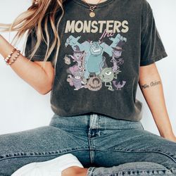 Disney Monsters Shirt, Disney Halloween Monster T-shirt, Disneyland Halloween Shirt, Disney Cartoon Shirt, Spooky Disney