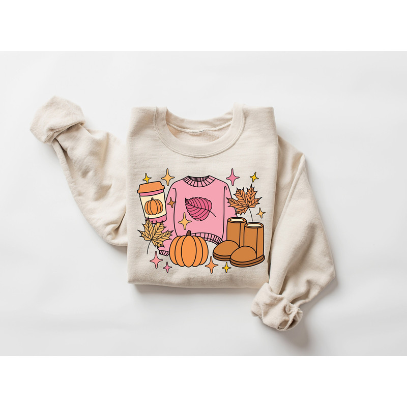 Fall Elements Sweatshirt, Fall Things Shirt, Fall Shirt, Pumpkin Season Sweatshirt, Thanksgiving Gifts, Fall Vibes Shirt, Tis the Season.jpg
