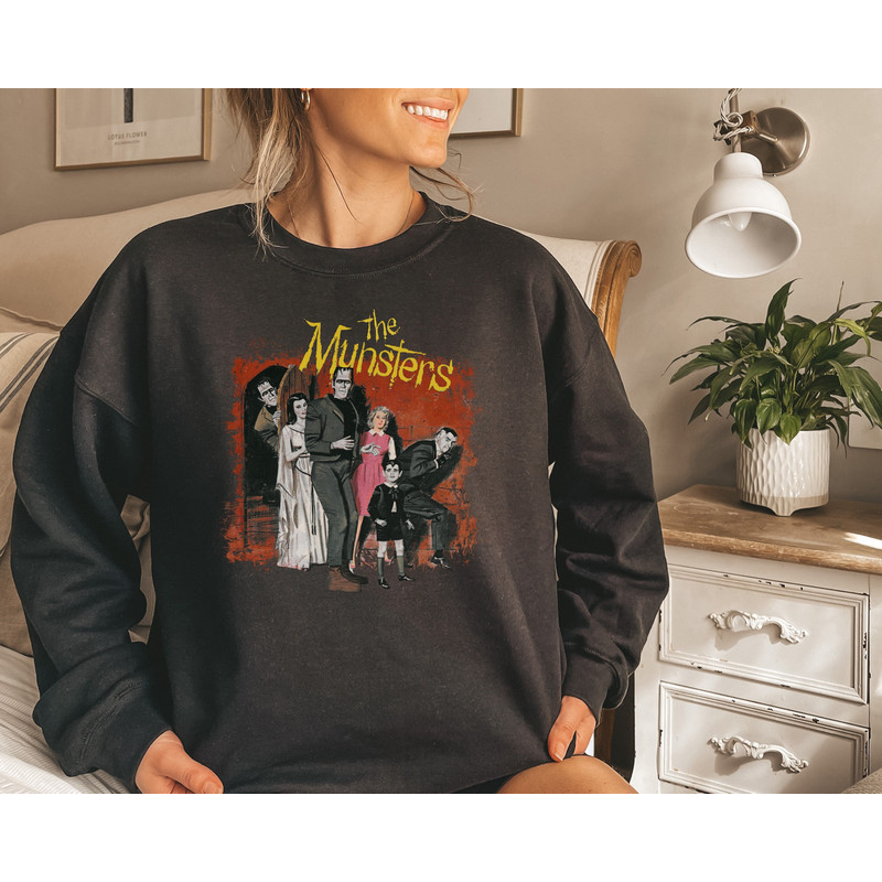 Frankenstein Shirt, The Munster Shirt, Comfort Shirt, Horror Movie Shirt, The Munster tv Series Shirt, Munster Halloween Tee, Spooky Season.jpg