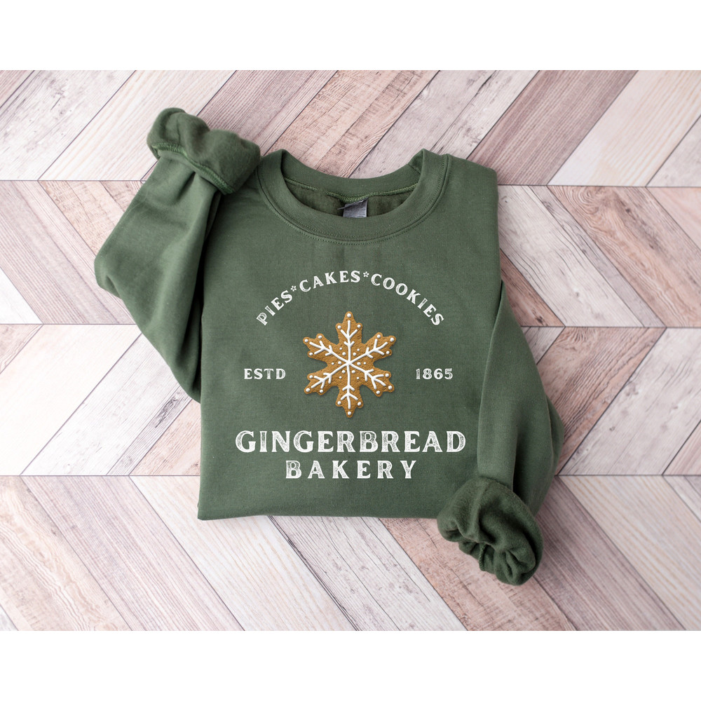Gingerbread Bakery Sweatshirt, Gingerbread Cookie Sweater, Christmas Cookie Shirt, Christmas Bakery Shirt, Christmas Gifts, Christmas Squad.jpg