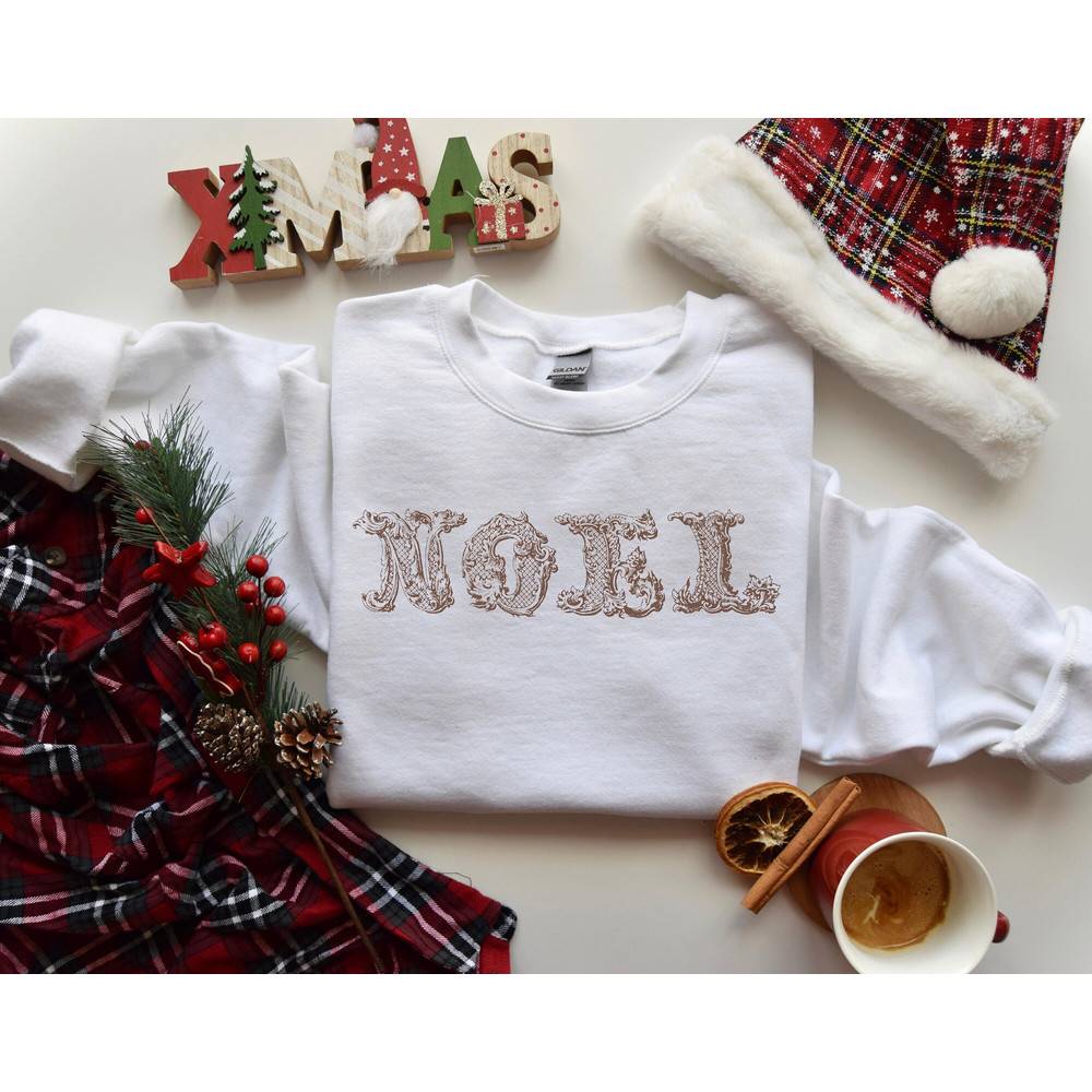 Noel Sweatshirt, Noel Christmas Sweater, Retro Christmas Season Noel Sweatshirt, Christmas Gift,Typography Noel Text Shirt,Antique Christmas.jpg